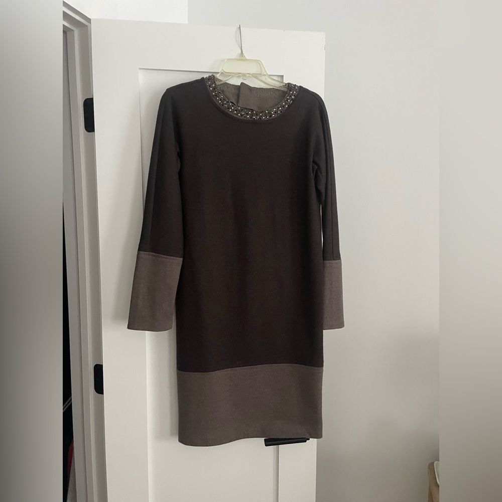 MaxMara Virgin Wool Knee-Length Dress